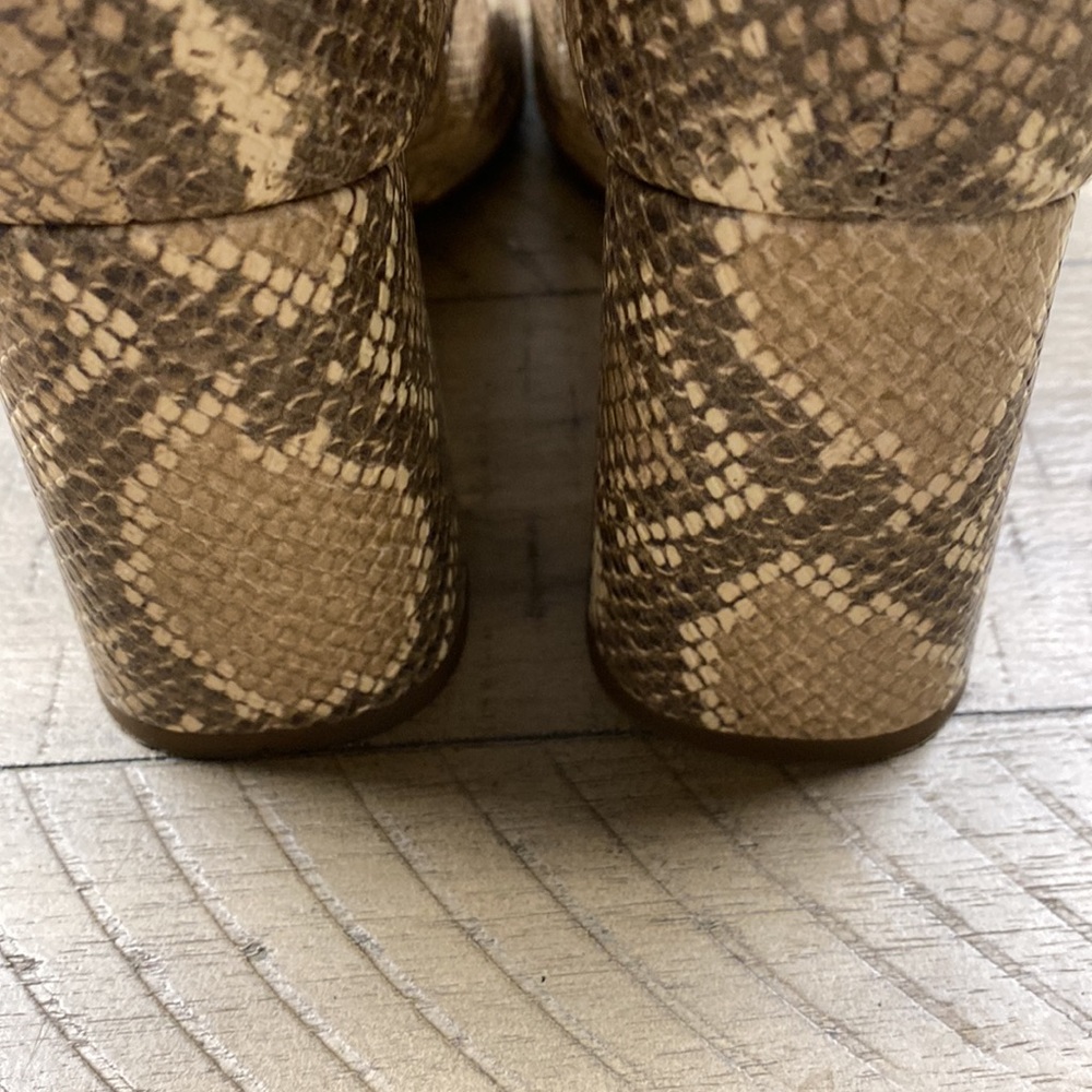 Sam Edelman Codie Snake Booties Size 7.5 - image 5